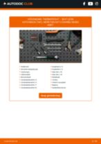 Stap-voor-stap PDF-handleidingen over het veranderen van SEAT LEON (1M1) Thermostaat