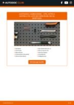 OPEL ASTRA H Box (L70) Lambda Sensor: Tutorial zum eigenständigen Ersetzen online