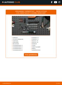 Vervanging uitvoeren: Thermostaat 1.9 TDI Skoda Octavia 1z3