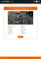 DIY ALFA ROMEO change Coolant thermostat - online manual pdf