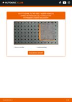 Sostituzione Filtro Aria NISSAN VANETTE Box (C120): tutorial PDF passo-passo