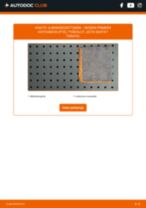 Tutustu informatiivisiin PDF-ohjeisiin NISSAN PRIMERA Hatchback (P10) -huoltoon ja -korjauksiin