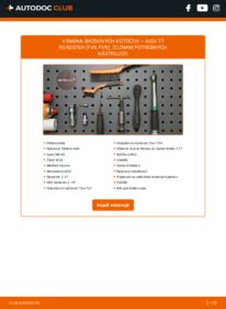 Ako vykonať výmenu: Brzdový kotouč na TT Roadster (FV9, FVR) 2.0 TFSI quattro