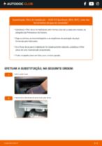 Como substituir Filtro de ar do habitáculo AUDI A3 Sportback (8VA) - manual online