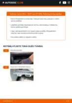 Kaip pakeisti Oro filtras, keleivio vieta mano Leon II Hatchback (1P1) 2.0 TDI 16V? Išsamios instrukcijos