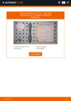 Ako vymeniť Vzduchový filter na SEAT LEON (5F1) - manuály online
