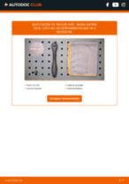 Cambio Filtro de aire de motor SKODA bricolaje - manual pdf en línea