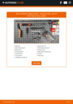 PDF replacement tutorial: Brake pad set AUDI Q3 (F3B) rear and front