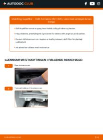 Slik bytter du Kupefilter 2.0 TDI Audi A3 8V7