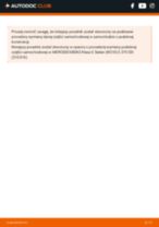 Jak wymienić Miech poduszka pneumatyczna MERCEDES-BENZ VANEO - instrukcje online