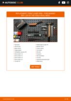 Online manual on changing Anti-roll bar bush kit yourself on Skoda Superb 3t5