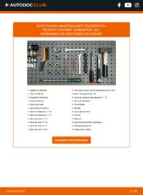 Cómo sustitución de Amortiguadores 2.0 HDI Peugeot Partner Combispace 5F