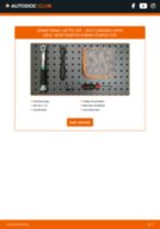 Trin-for-trin PDF-tutorial om skift af SEAT CORDOBA Vario (6K5) Luftfilter