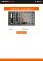 De professionele reparatiehandleiding voor Interieurfilter-vervanging in je Seat Cordoba 6K5 1.9 SDI