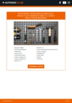 RENAULT CLIO II Box (SB0/1/2_) Testina Braccio Oscillante sostituzione: tutorial PDF passo-passo