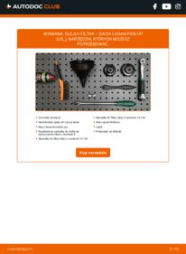Jak wymienić Filtr oleju Logan I Pick-up (US) 1.5 dCi