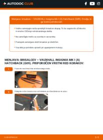 Kako izvesti menjavo: Metlica brisalnika stekel Insignia Mk1 (A) Hatchback (G09) 2.0 CDTI (68)