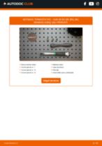 Žingsnis po žingsnio pakeiskite AUDI 80 (89, 89Q, 8A, B3) Thermostat PDF vadovas