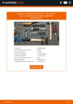 Jak wymienić i wyregulować Zestaw szczęk hamulcowych SEAT IBIZA: poradnik pdf