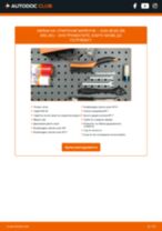 Самостоятелна смяна на задни и предни Спирачен маркуч на AUDI - онлайн ръководства pdf