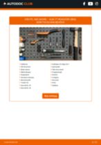 Steg-för-steg-guide i PDF om att byta Gummilist, avgassystem i AUDI V8 (44_, 4C_)