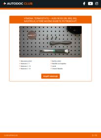 Ako vykonať výmenu: Termostat na 90 B3 (89, 89Q, 8A) 2.3 E quattro