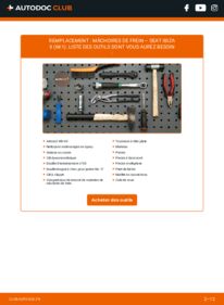 Comment effectuer un remplacement de Mâchoires De Frein 1.4 i Seat Ibiza 6k