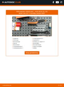 Vervangen: Remslang 2.2 E quattro Audi 90 B2