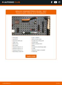 Kako izvesti menjavo: Homokinetični Zglob Toledo III (5P2) 1.9 TDI