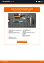 Стъпка по стъпка PDF урок за промяна Спирачни Накладки на CITROËN BERLINGO Platform/Chassis (B9)