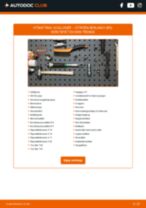 Bytte Hjullager bak og foran CITROËN BERLINGO (B9): handleiding pdf
