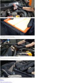 How to carry out replacement: Air Filter 2.0 dCi 4x4 (HY0K) Renault Koleos 1