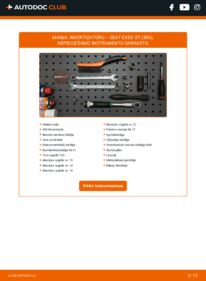 Kā veikt nomaiņu: 2.0 TDI Seat Exeo st Amortizators