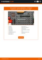 Online manual on changing Anti-roll bar bush kit yourself on Citroen C1 2