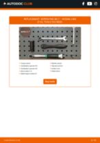 DIY NISSAN change Auxiliary belt - online manual pdf