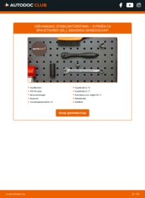 Vervanging uitvoeren: Stabilisatorstang 1.5 BlueHDi C4 Spacetourer
