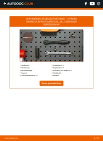 Vervanging uitvoeren: Stabilisatorstang 2.0 BlueHDi Grand C4 Spacetourer
