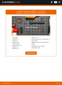 Ako vykonať výmenu: Tlmič pruzenia na C4 I Sedan 1.6 HDi