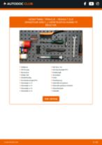 Online manual til udskiftning på egen hånd af Tårnlejer på RENAULT CLIO Grandtour (KR0/1_)