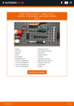 Online kézikönyv – saját kezű RENAULT CLIO IV Box Toronycsapágy szilent csere