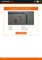 Montage Fuseestuk MERCEDES-BENZ A-CLASS (W168) - stap-voor-stap handleidingen