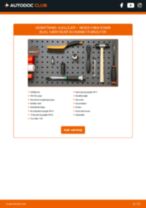 Trin-for-trin PDF-tutorial om skift af SKODA FABIA Estate (NJ5) Hjulleje