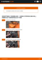 DIY-manual til udskiftning af Viskerblade i HONDA STEPWGN