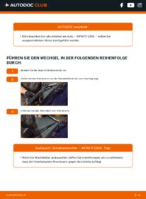 Wie der Austausch bewerkstelligt wird: Scheibenwischer 5.6 4WD INFINITI QX56