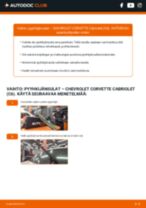Korjaamokäsikirja tuotteelle CORVETTE Cabriolet (C6) 6.2