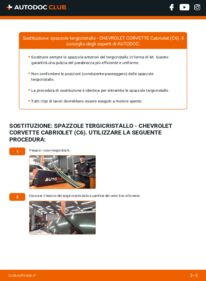 Sostituzione di Tergicristalli Chevrolet Corvette C6 Cabrio 6.0