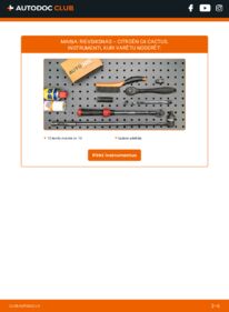 Kā veikt nomaiņu: 1.6 BlueHDi Citroen C4 Cactus Ķīļrievu siksna