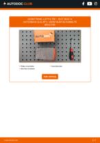 Online manual til udskiftning på egen hånd af Luftfilter på SEAT IBIZA V (6J5, 6P5)
