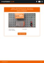 SEAT IBIZA V SPORTCOUPE (6J1, 6P1) výměna Vzduchovy filtr : návody pdf