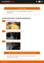 Trin-for-trin PDF-tutorial om skift af PORSCHE 911 Speedster (964) Viskerblade